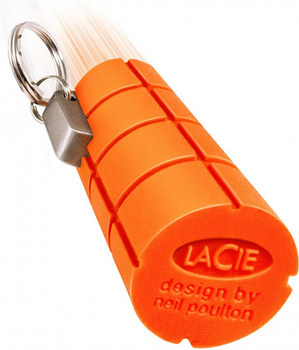 Защищенный флеш-накопитель LaCie Rugged Key 32Gb, USB 3.0 9000147 (Orange) купить в интернет-магазине icover