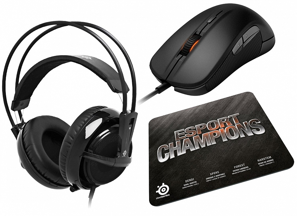 Игровой комплект SteelSeries eSport Champions Bundle (66006) купить в интернет-магазине icover