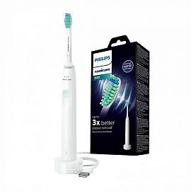 Электрическая звуковая зубная щетка Philips Sonicare 1100 HX3641/01 (White) купить в интернет-магазине icover