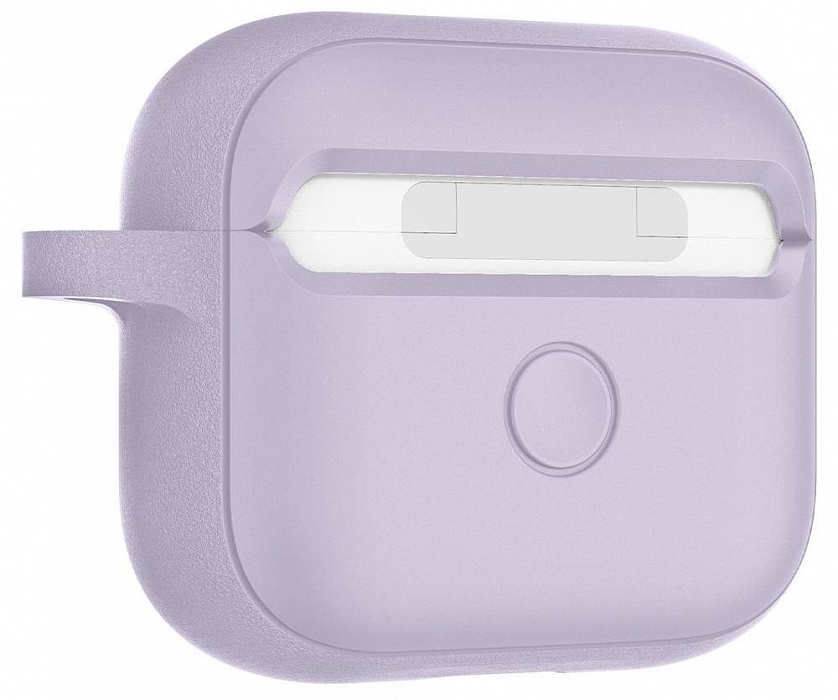 Чехол Spigen Silicone Fit (ASD02900) для AirPods 3 (Lavender) купить в интернет-магазине icover