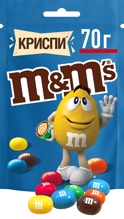 Драже M&M's Криспи с хрустящим центром, 70 г х 28 шт купить в интернет-магазине icover