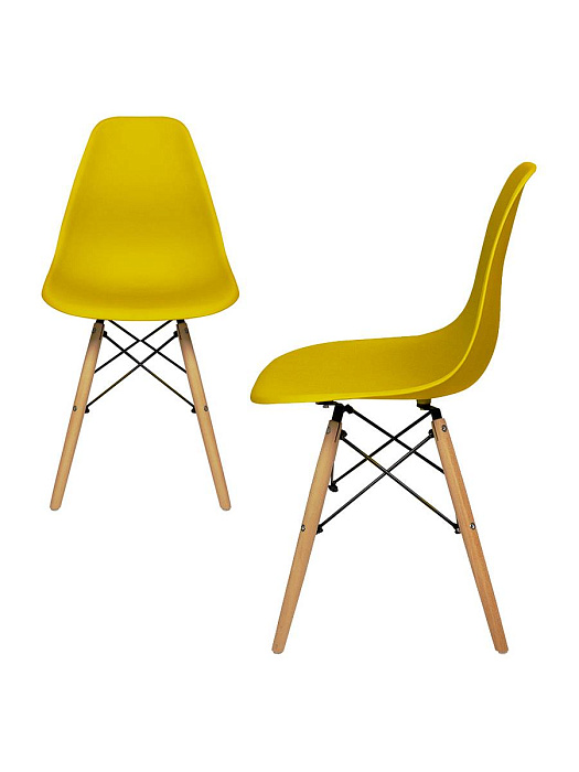 Комплект стульев RIDBERG DSW EAMES 4 шт. (Yellow) купить в интернет-магазине icover