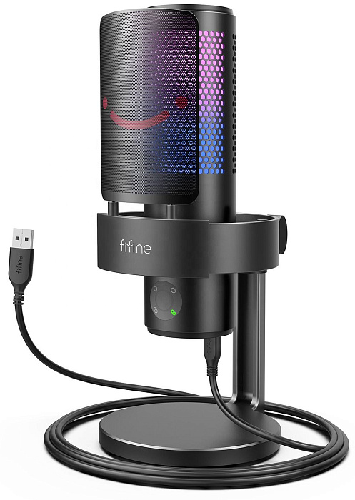 Конденсаторный USB-микрофон Fifine AmpliGame A9 (Black) купить в интернет-магазине icover