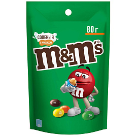 Драже M&M's с соленым арахисом, 80г х 28 шт. купить в интернет-магазине icover