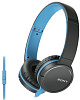 Sony MDR-ZX660AP ZX line - накладные наушники (Blue) купить в интернет-магазине icover