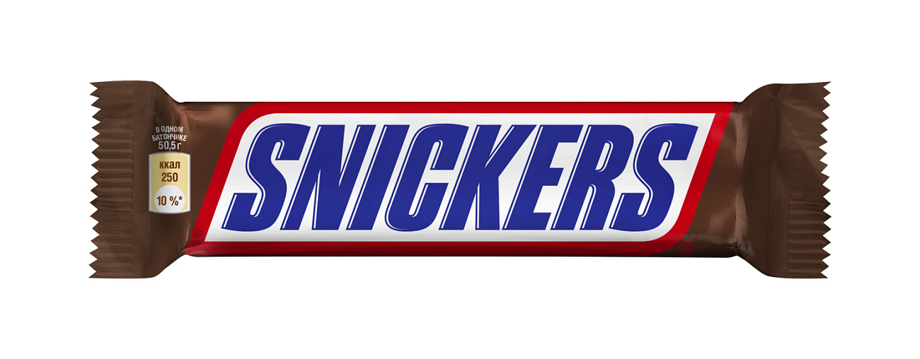 Шоколадный батончик Snickers , 50,5 г х 48 шт. купить в интернет-магазине icover