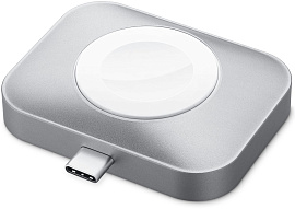 Беспроводное зарядное устройство Satechi USB-C 2-in-1 Wireless Charging Dock (ST-UC2WCDM) для Apple Watch и AirPods (Space Grey) купить в интернет-магазине icover