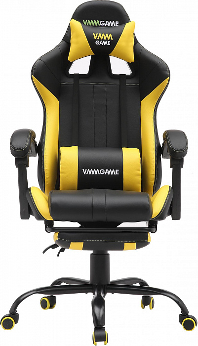 Игровое кресло VMMGAME THRONE (Black/Yellow) купить в интернет-магазине icover