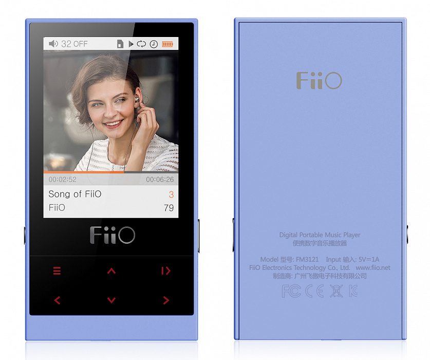 FiiO M3 (15118389) - портативный плеер (Вlue) купить в интернет-магазине icover