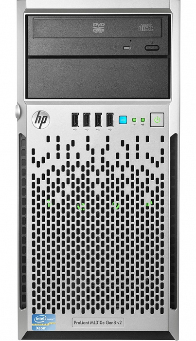 Купить сервер HP ProLiant ML310e Gen8 v2 NHP Tower (4U), Xeon E3-1220v3 3,1  Ghz, 4Gb, B120i ZM, 1Tb, DVD-RW, iLO4std, 2x1GbEth, 1xPS350HE (724162-425)  в Москве в каталоге серверы с доставкой. Характеристики, цены