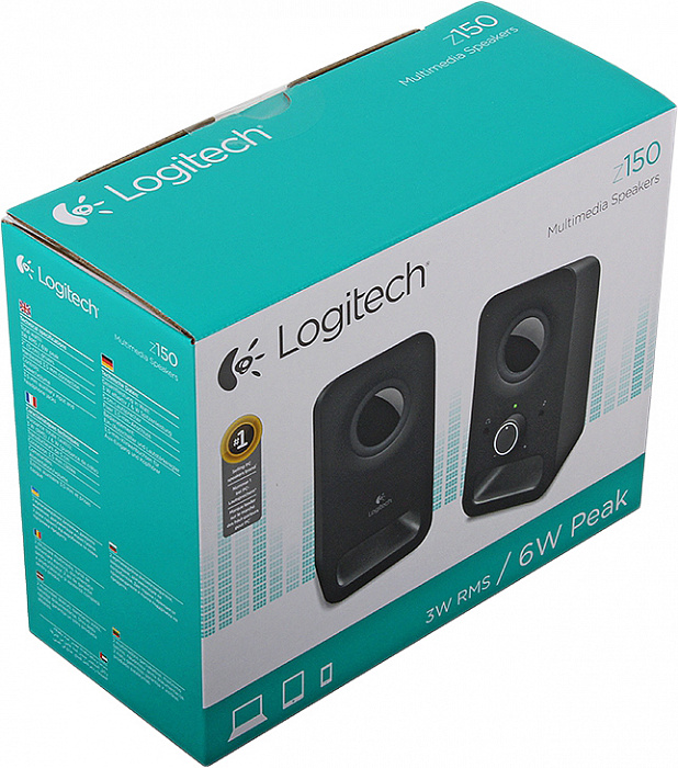 Акустическая система Logitech Multimedia Speakers Z150 (Black) купить в интернет-магазине icover