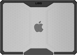 Чехол UAG Plyo (134007114340) для MacBook Air 13" M2 2022 (Ice/Black) купить в интернет-магазине icover