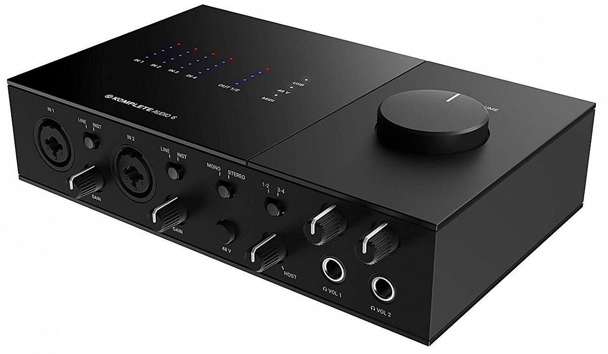 Аудиоинтерфейс Native Instruments Komplete Audio 6 MK2 (Black) купить в интернет-магазине icover