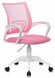 Офисное кресло Бюрократ CH-W695NLT/PK/TW-13A (Pink/White) купить в интернет-магазине icover