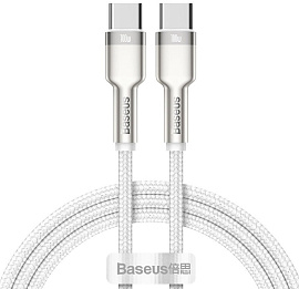 Кабель Baseus Cafule (CATJK-C02) USB-C/USB-C 100W 1m (White) купить в интернет-магазине icover