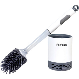 Ершик Ridberg Toilet Brush с дозатором (White/Grey) купить в интернет-магазине icover