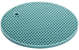 Подставка на стол Xiaomi Jordan & Judy Honeycomb Round Shaped Silicone Mat (Light Blue) купить в интернет-магазине icover