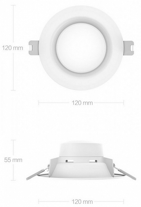 Встраиваемый светильник Xiaomi Yeelight Downlight YLSD03YL (White) купить в интернет-магазине icover