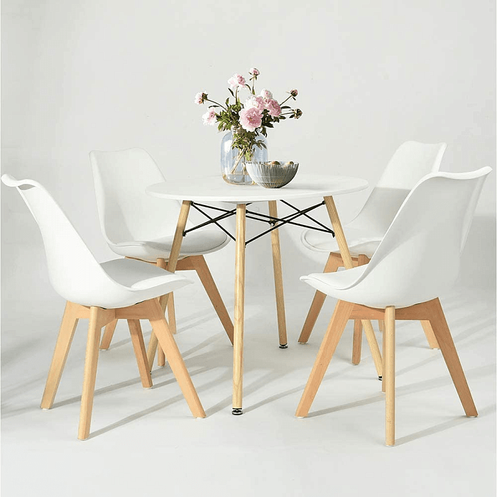 Стол обеденный RIDBERG DSW EAMES 70x75 см (White) купить в интернет-магазине icover