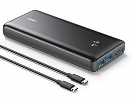 Внешний аккумулятор Anker PowerCore III Elite 25600 mAh A1291H11 (Black) купить в интернет-магазине icover