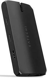 Хаб Satechi USB-C On-the-Go MultiPort Adapter ST-UCMBAK (Black) купить в интернет-магазине icover