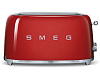 Тостер Smeg на 4 хлебца TSF02RDEU (Red) купить в интернет-магазине icover