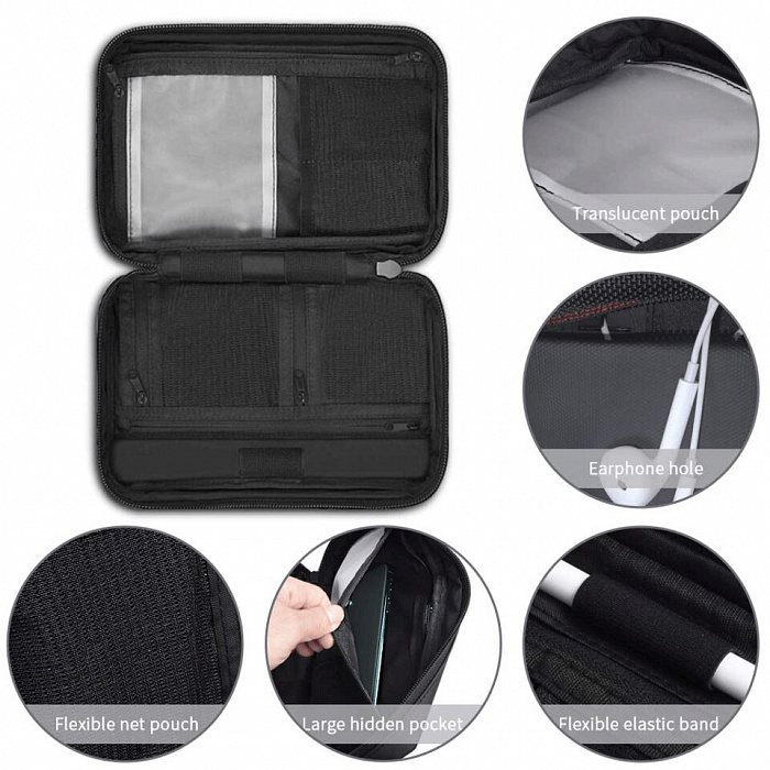 Органайзер Wiwu Pouch Solo (Black) купить в интернет-магазине icover