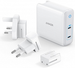 Сетевое зарядное устройство Anker PowerPort Atom III Duo USB-С (A2629H21) купить в интернет-магазине icover