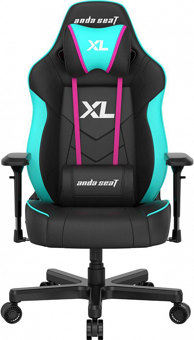 Игровое кресло AndaSeat Excel Edition (Black/Turquoise) купить в интернет-магазине icover